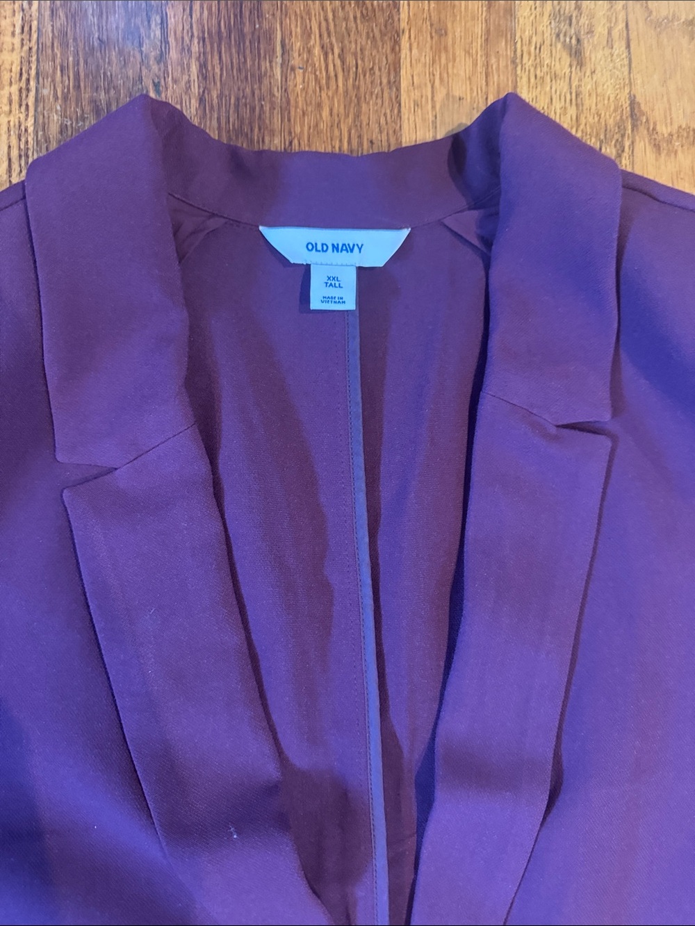 Old Navy Plum Blazer Jacket for Women - Picture 3 of 4